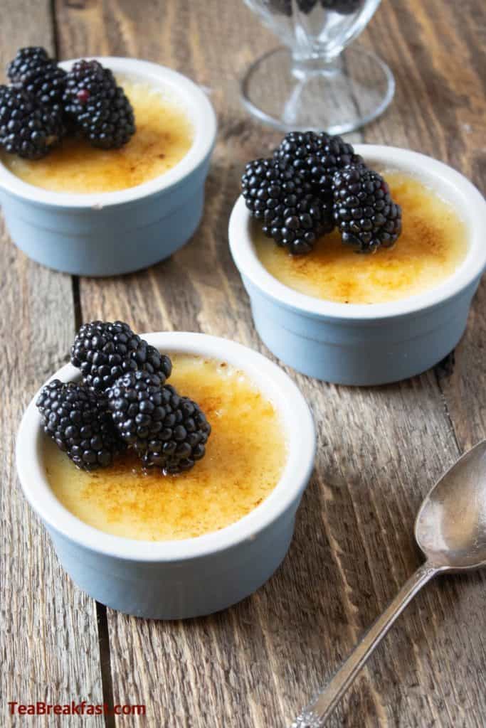 Classic Crème Brûlée by. TeaBreakfast.com