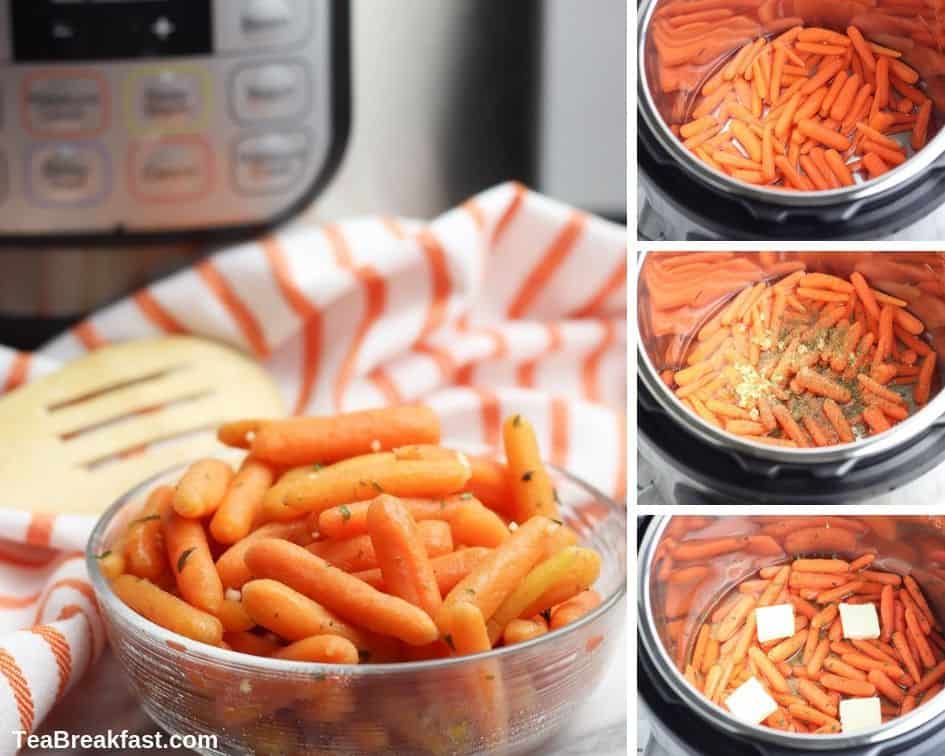 How to Make Instant Pot Garlic Glazed Carrots