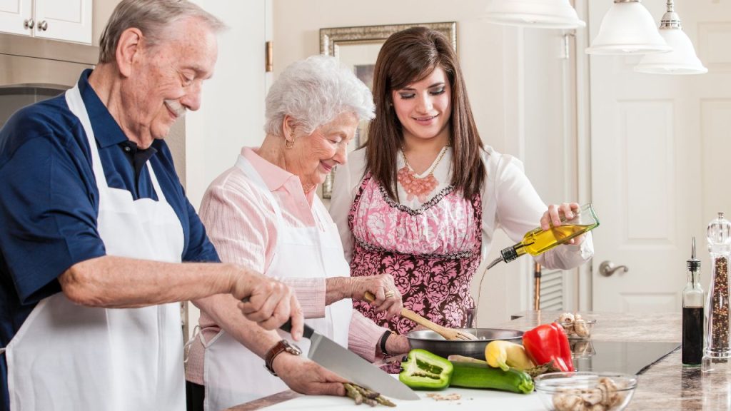 Involving Elders in Meal Preparation 