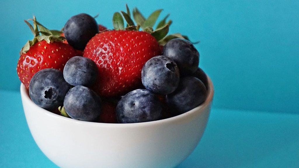 Berries are rich in antioxidants